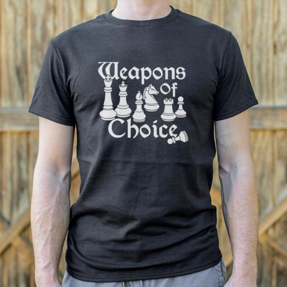 Weapons of choice Chess T-shirt (men's)